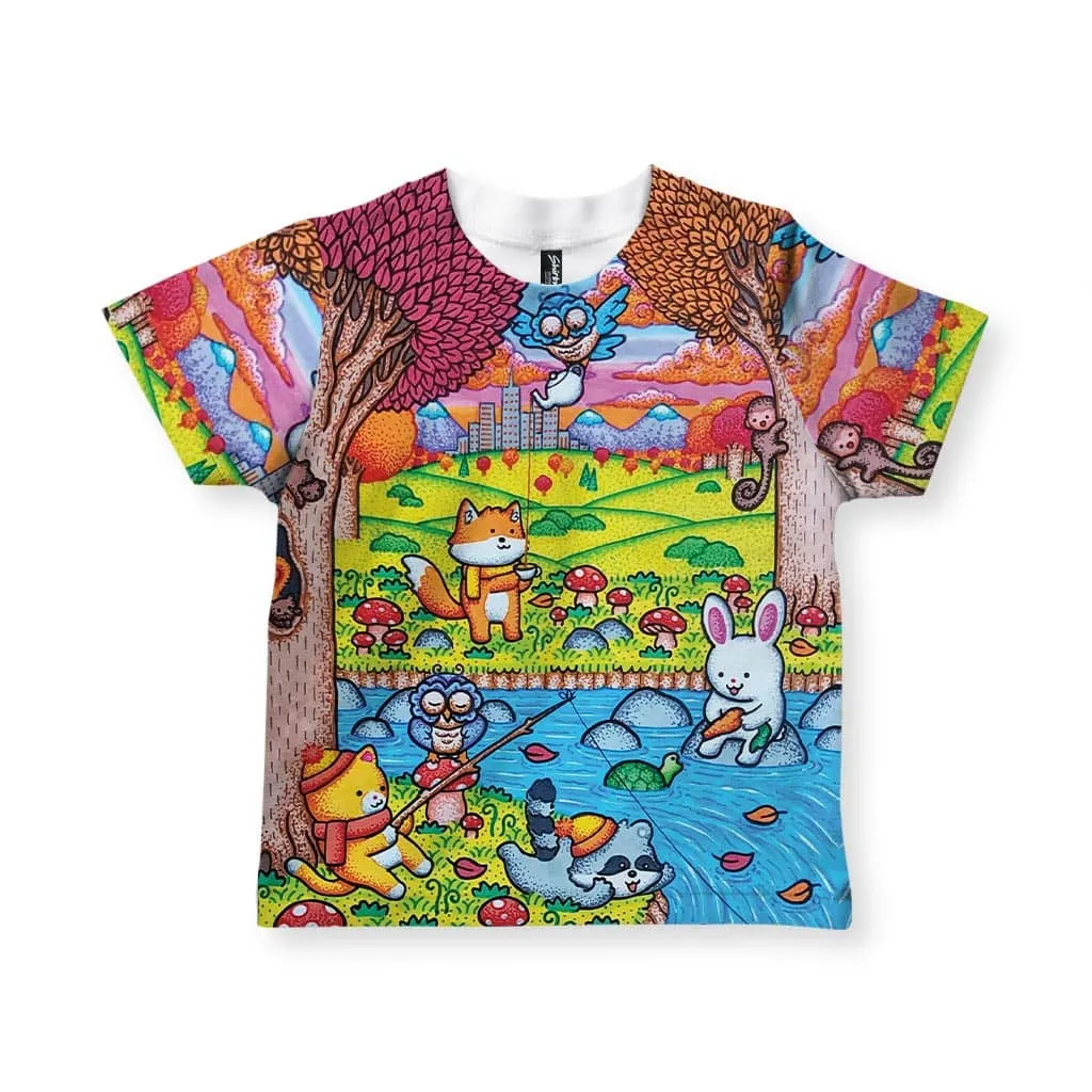 A Wonderful Fall Evening Kid's T-Shirt