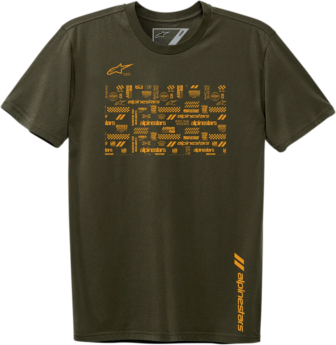 ALPINESTARS Chaotic T-Shirt - Military Green - XL 123072109690XL