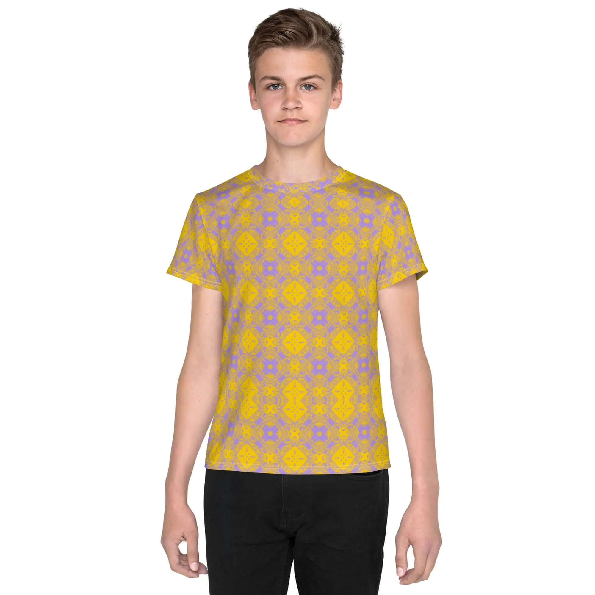 Crew Neck T-Shirt for Youth, Boys, Girls