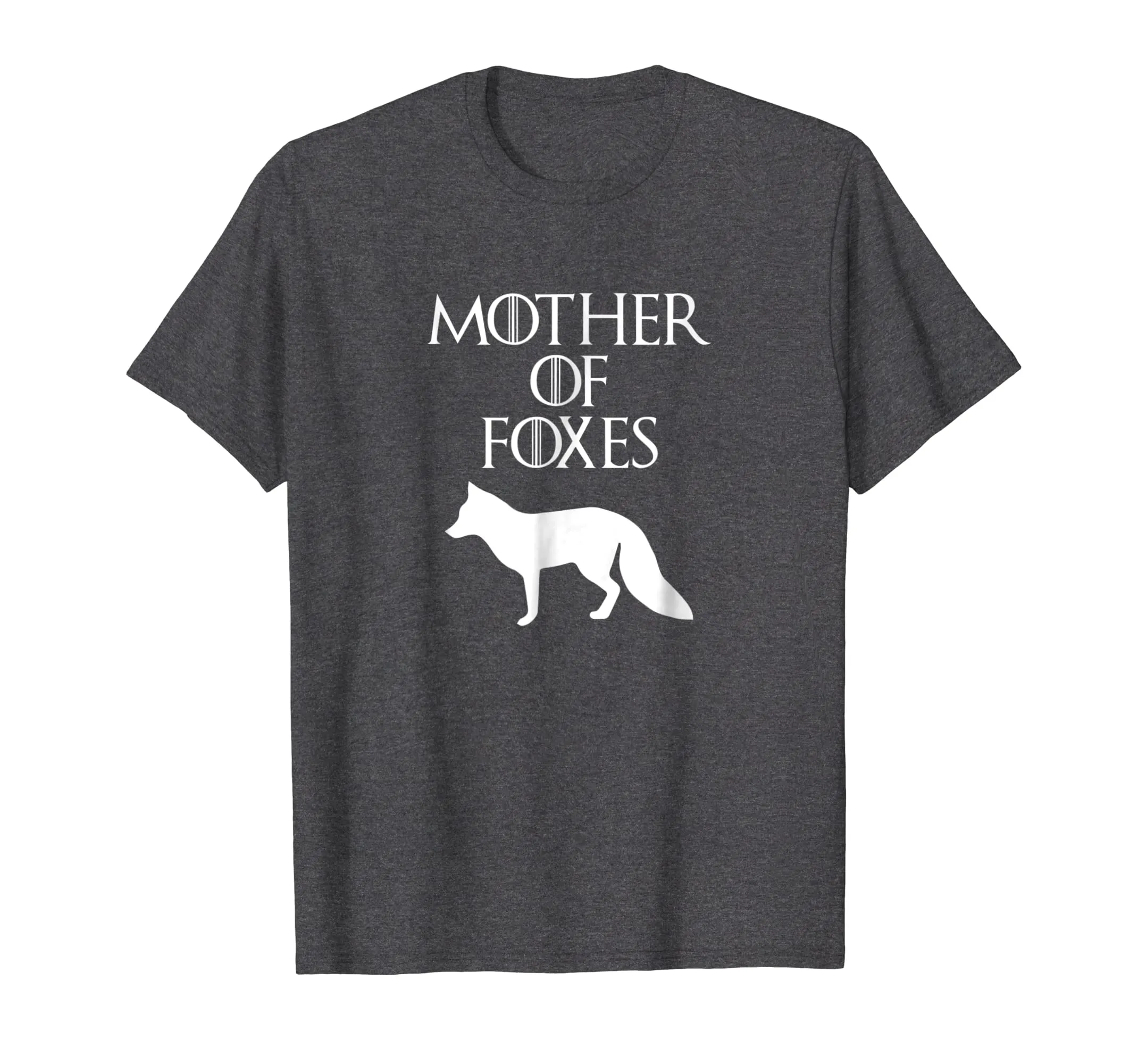 Cute &amp; Unique White Mother of Foxes T-shirt E010377