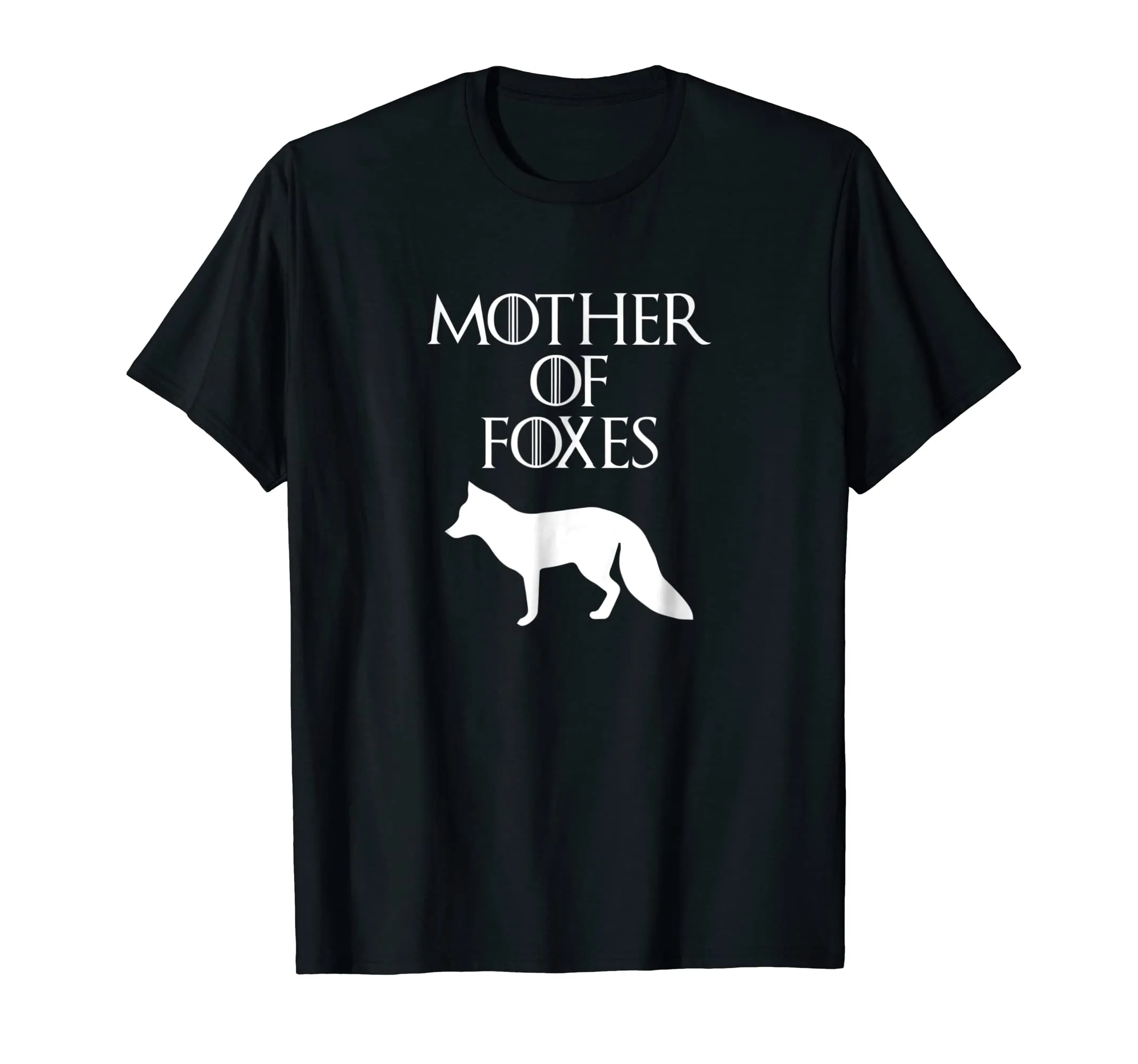 Cute &amp; Unique White Mother of Foxes T-shirt E010377