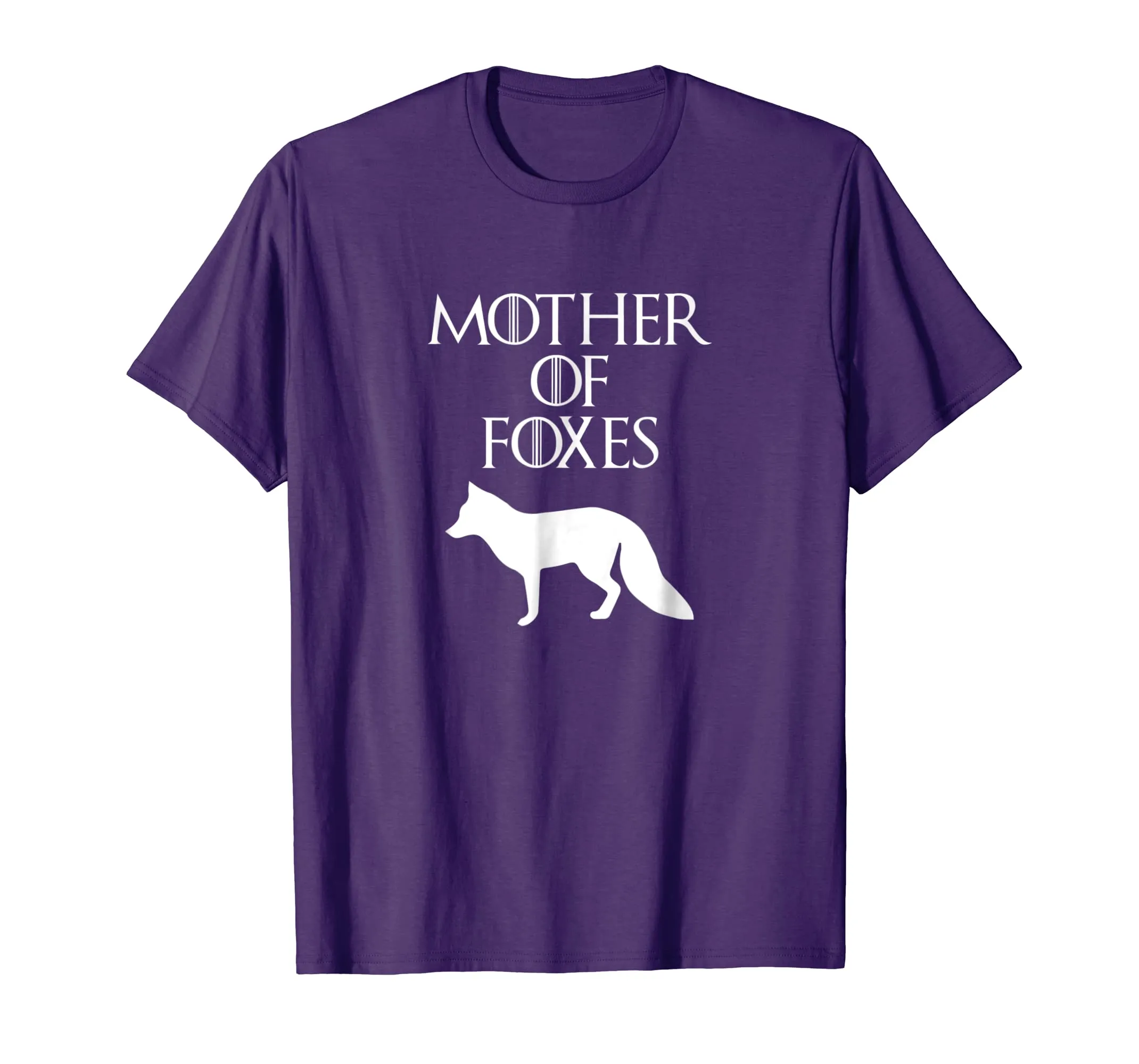 Cute &amp; Unique White Mother of Foxes T-shirt E010377
