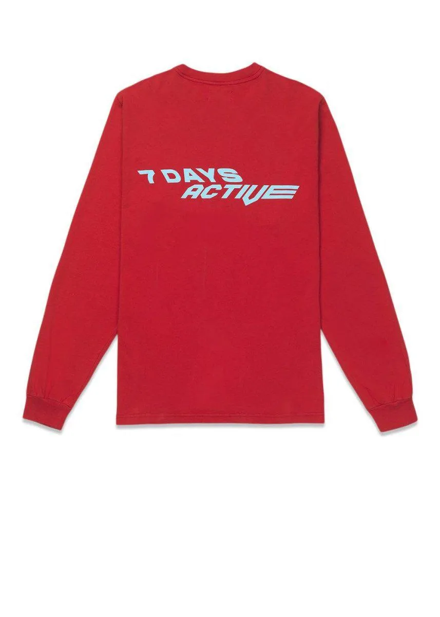 Long Sleeve Tee - Mars Red