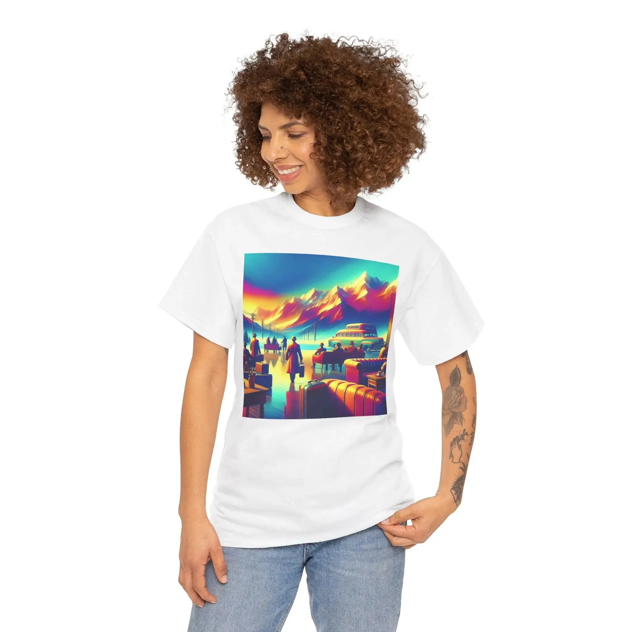 Retro Tee in Bright Colors