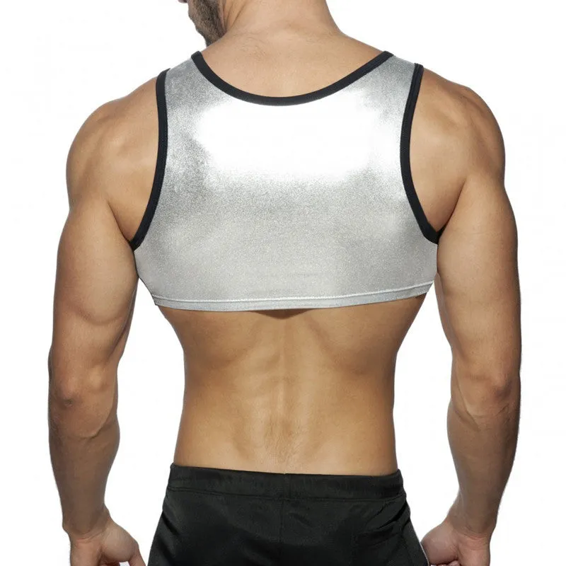 Shiny sports vest