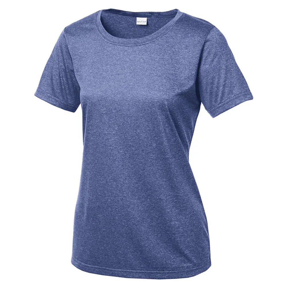 Sport-Tek Ladies Heather Contender Scoop Neck Tee